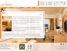 Tablet Screenshot of lomenizhotel.gr